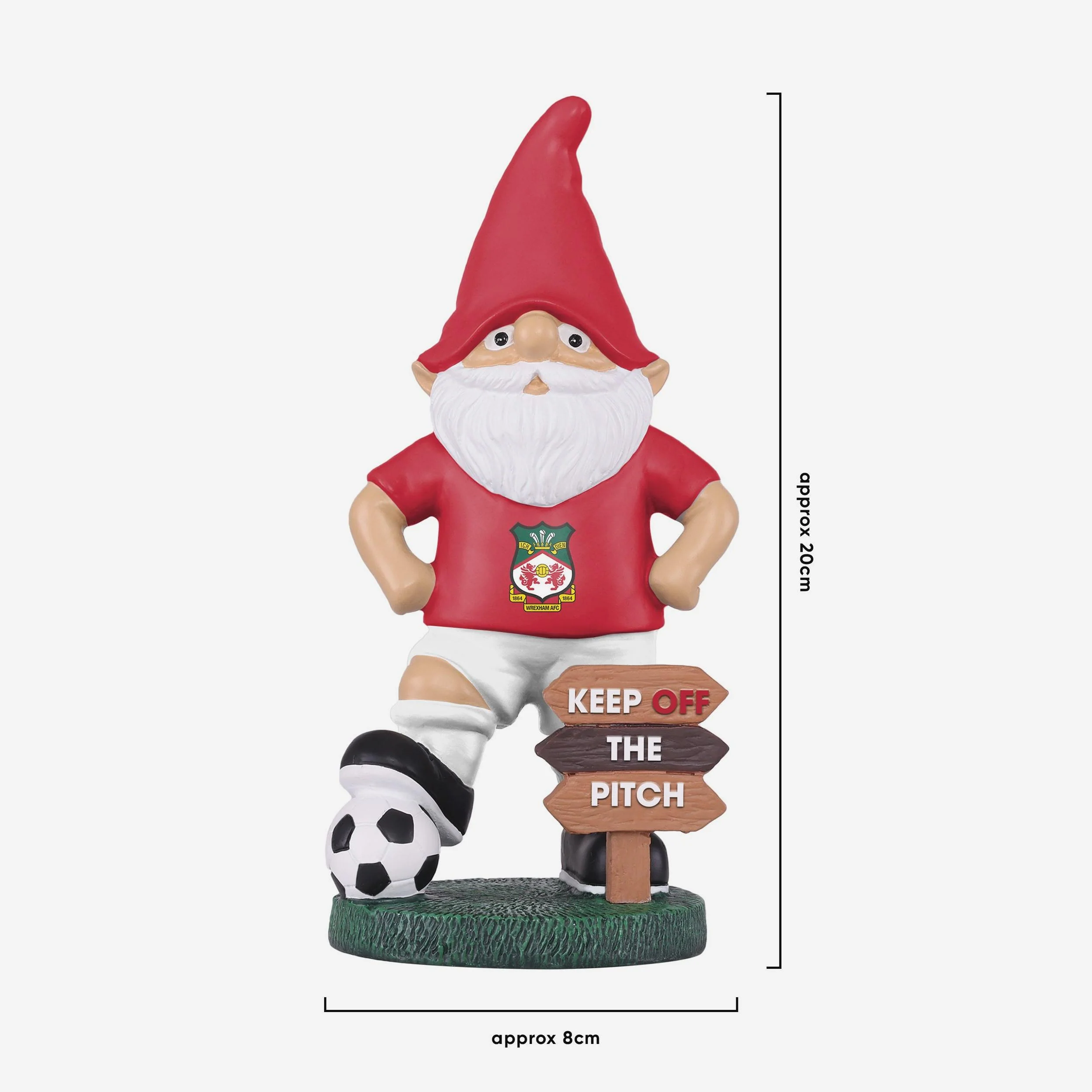 Wrexham AFC Keep Off The Pitch Gnome - Image 4